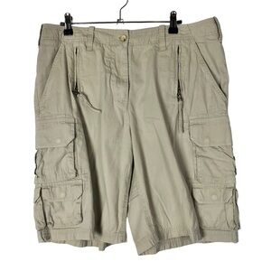 Michael Michael Kors Light Khaki Cargo Bermuda Shorts 12